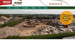 Desktop Screenshot of monier-environnement.com